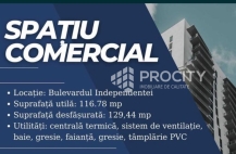 Spaţiu comercial de închiriat, 117 mp, Centru